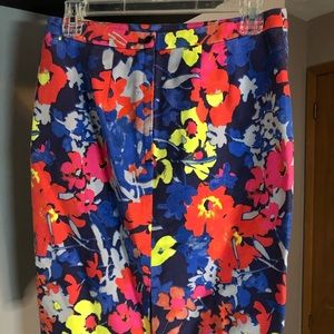 Colorful pencil skirt